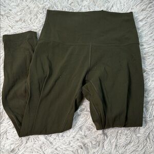 Lululemon Align Crop *21" Dark Olive